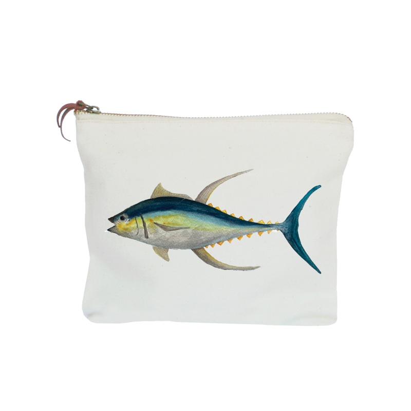 yellowfin tuna zipper pouch
