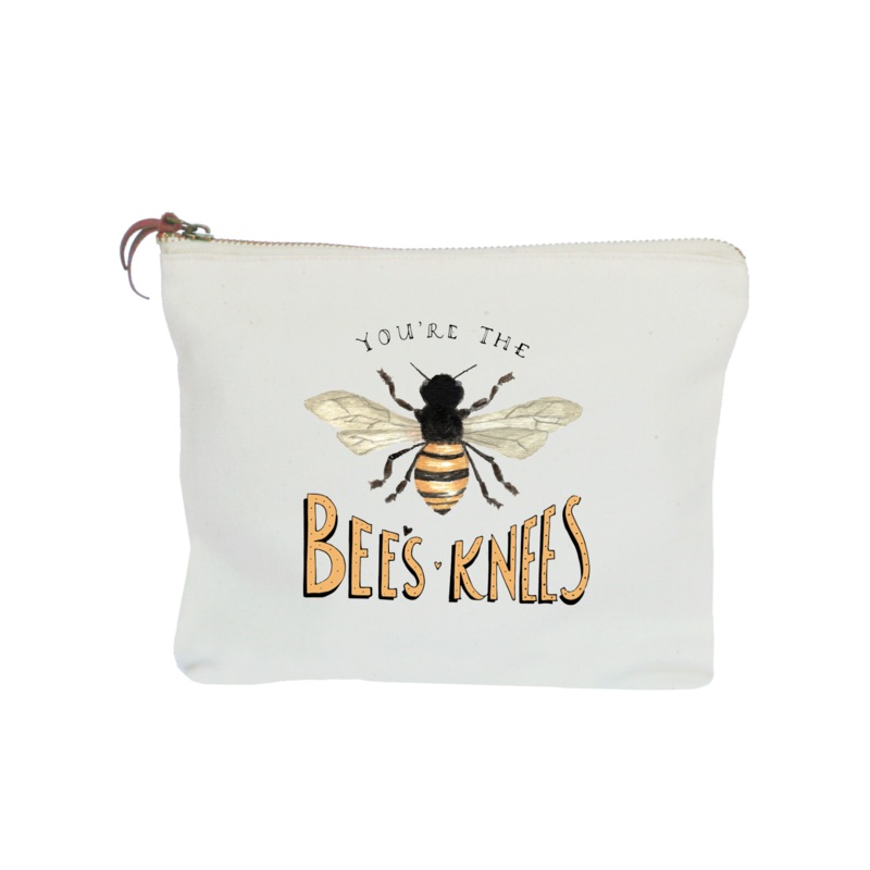 bees knees zipper pouch