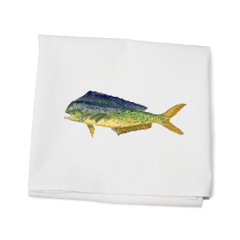 dolphin fish flour sack towel