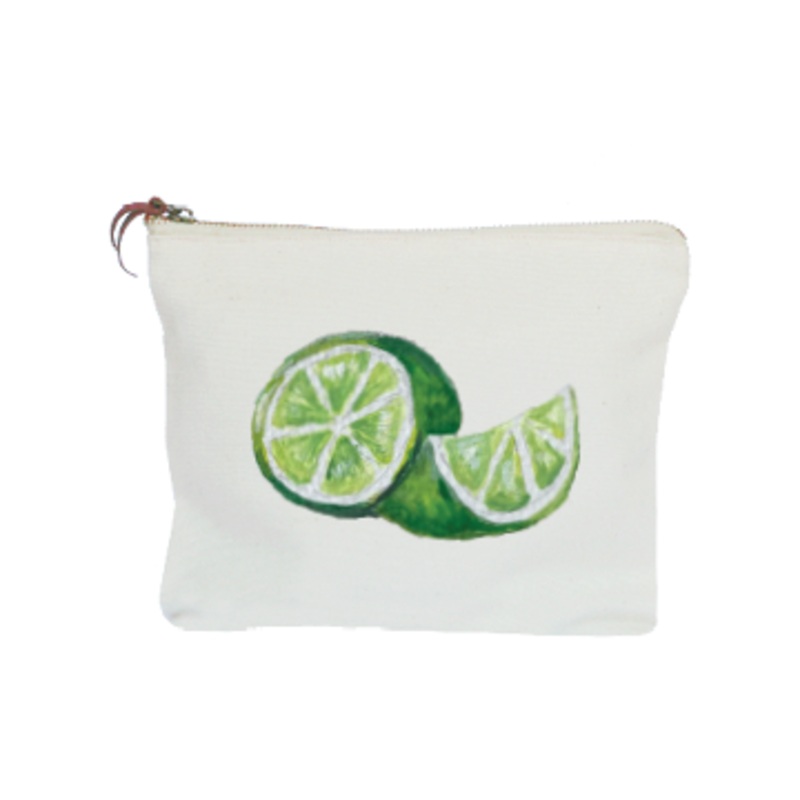 limes zipper pouch