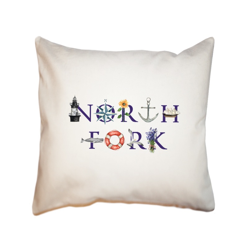 north fork square pillow