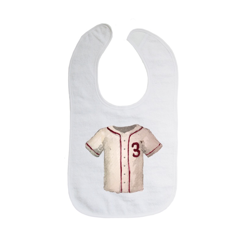 baseball jersey bib