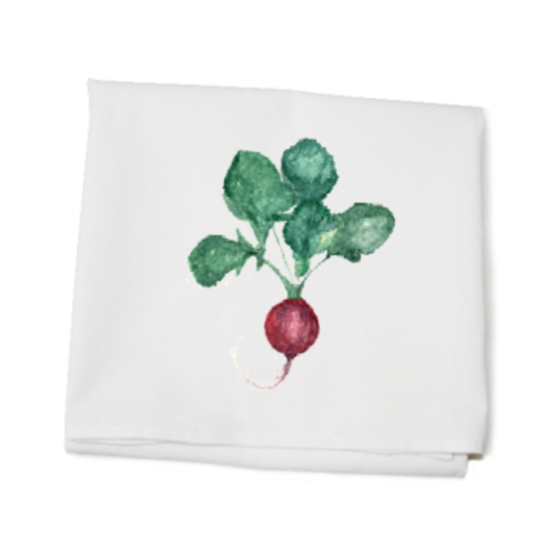 beet flour sack towel