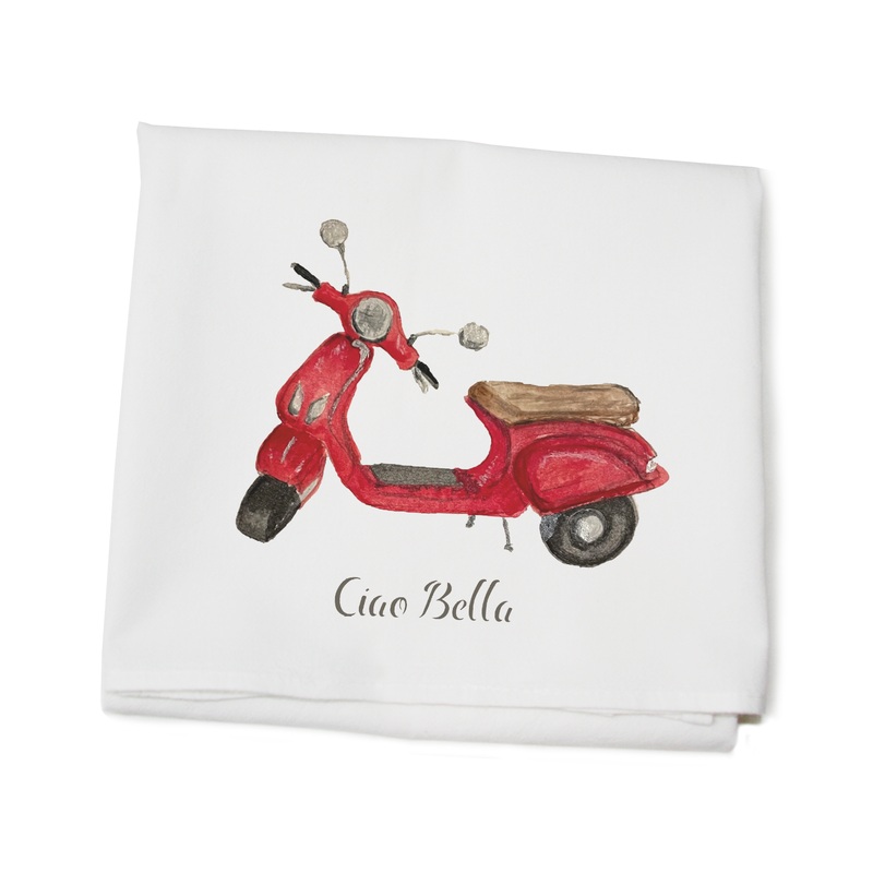 ciao bella flour sack towel