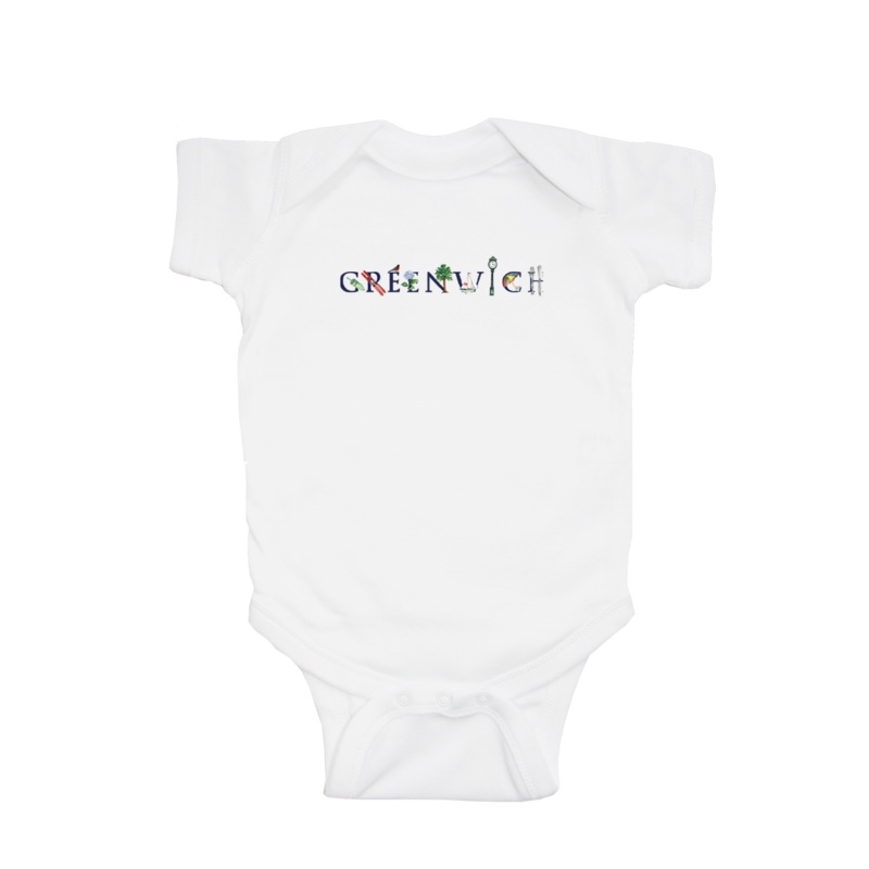 greenwich baby snap up short sleeve