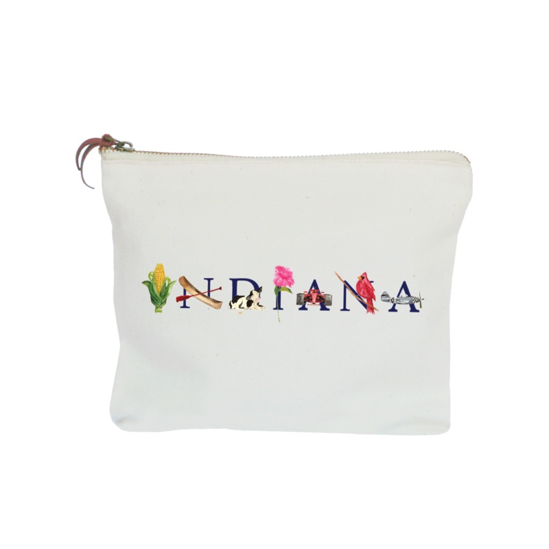Indiana zipper pouch
