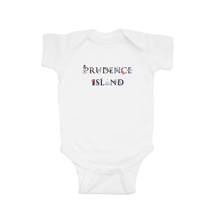 prudence island baby snap up short sleeve