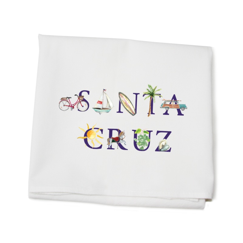 santa cruz flour sack towel