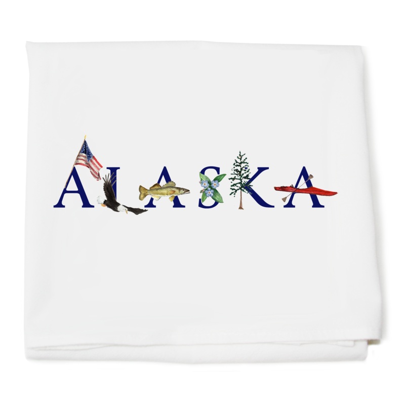 Alaska flour sack towel
