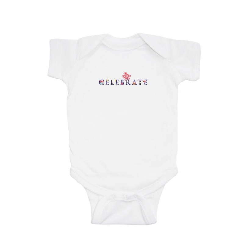 celebrate baby snap up short sleeve