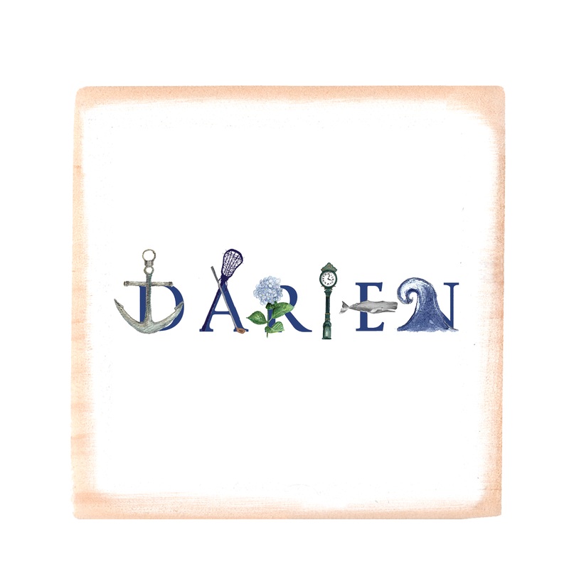 darien square wood block