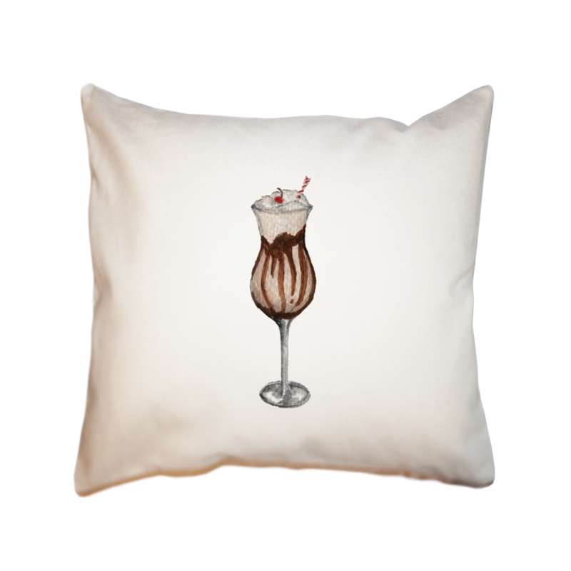 frozen mudslide square pillow