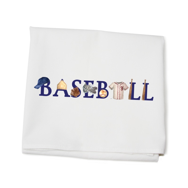 baseball flour sack towel