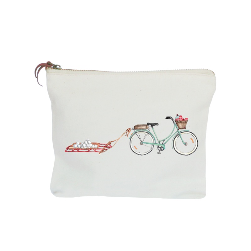 january bike zipper pouch