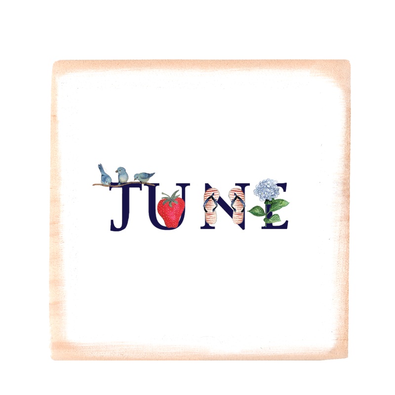 june wood block