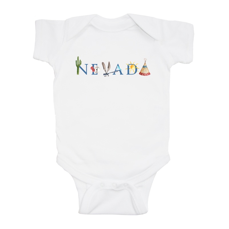 Nevada baby snap up short sleeve