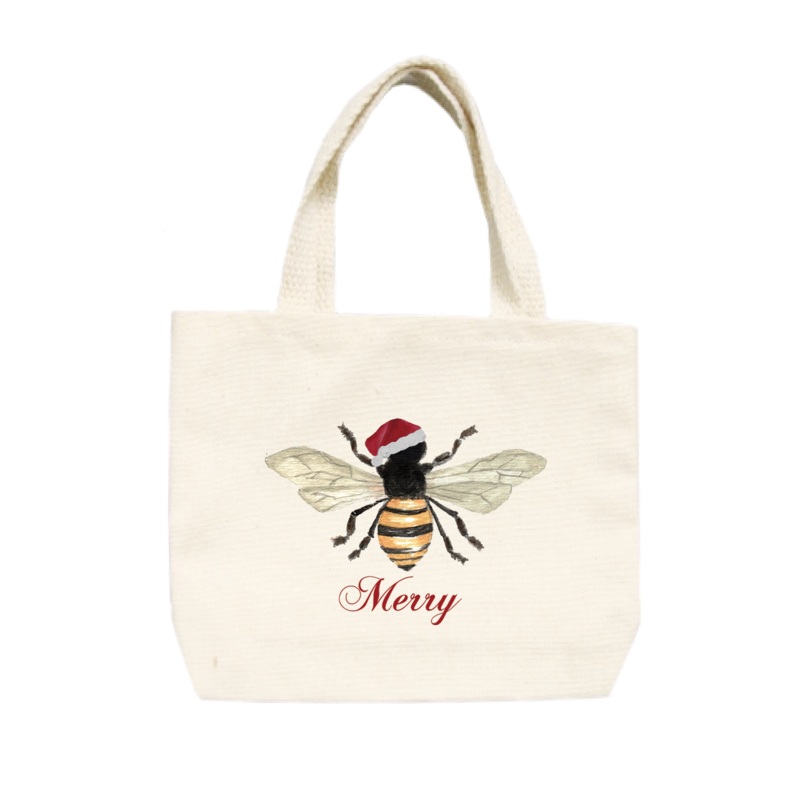 bee merry small tote
