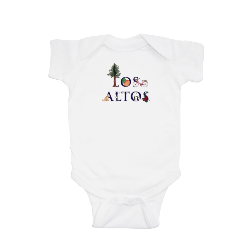 los altos baby snap up short sleeve