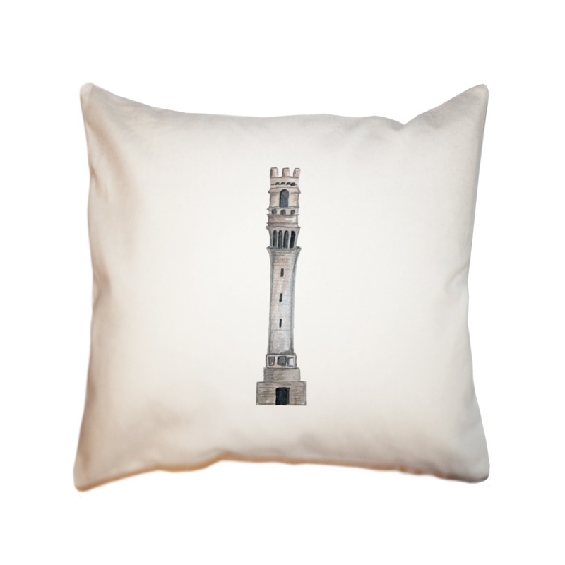 provincetown tower square pillow