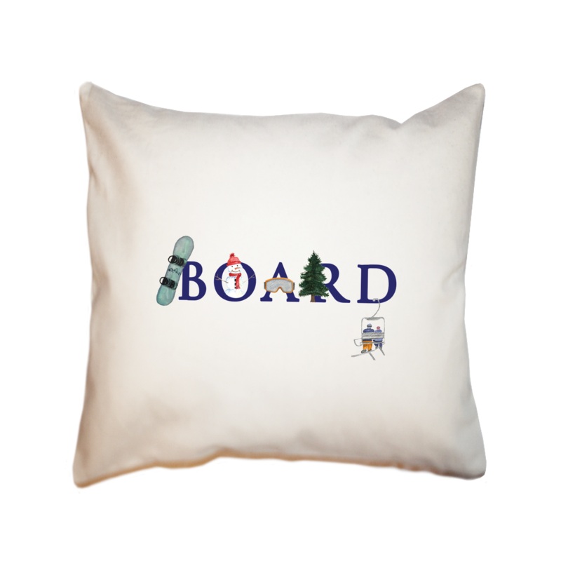 board square pillow