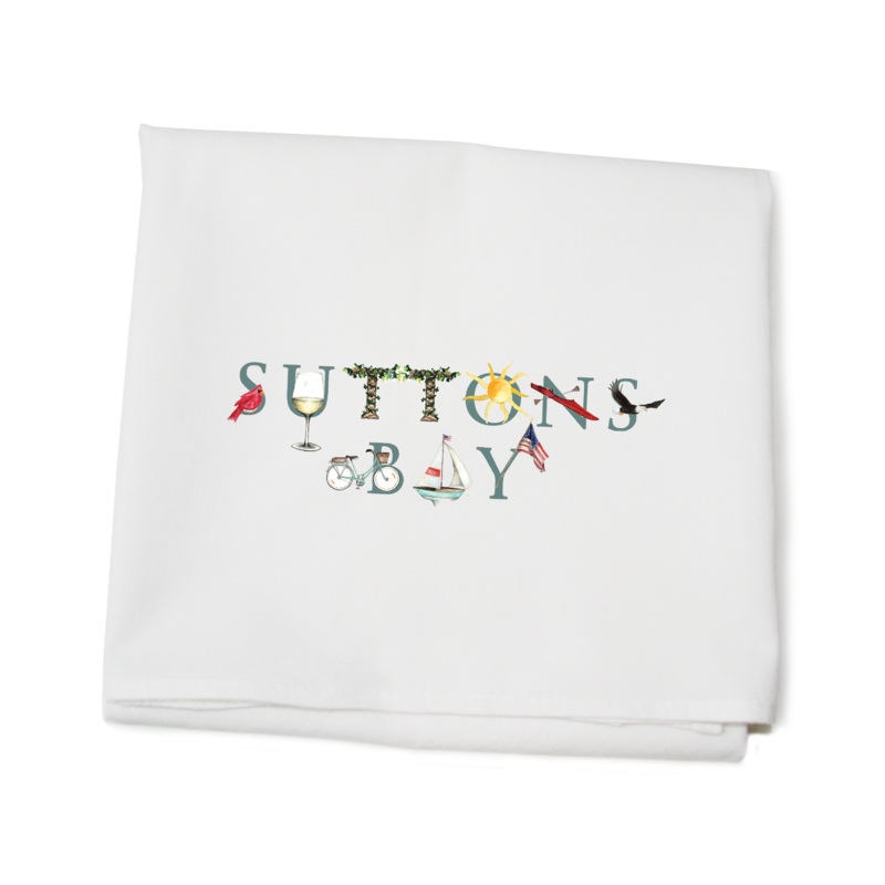 Suttons Bay flour sack towel