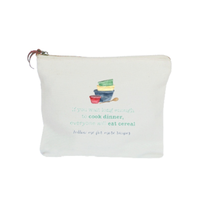 cereal for dinner zipper pouch