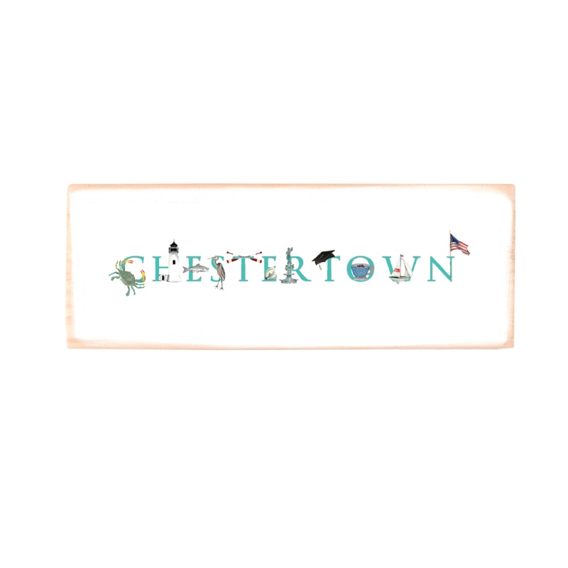 Chestertown rectangle wood block
