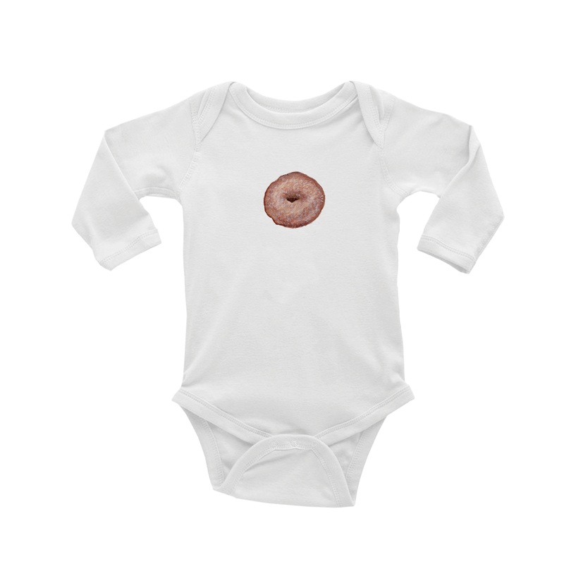 cider donut baby snap up short sleeve
