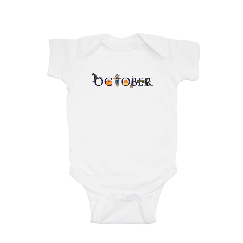 october baby snap up short sleeve