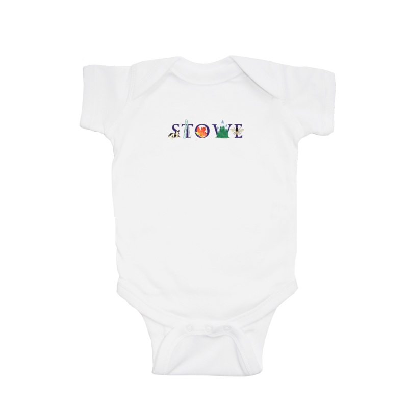 stowe, vt baby snap up short sleeve