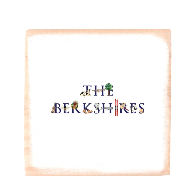 the berkshires square wood block