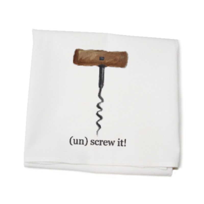 unscrew it flour sack towel