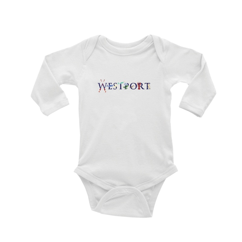 Westport baby snap up long sleeve