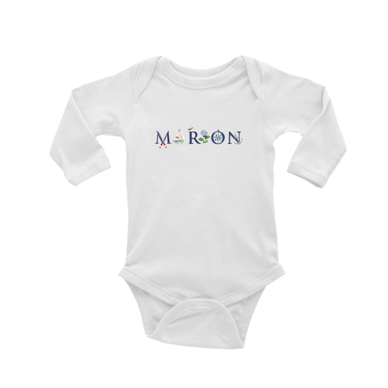 Marion baby snap up long sleeve