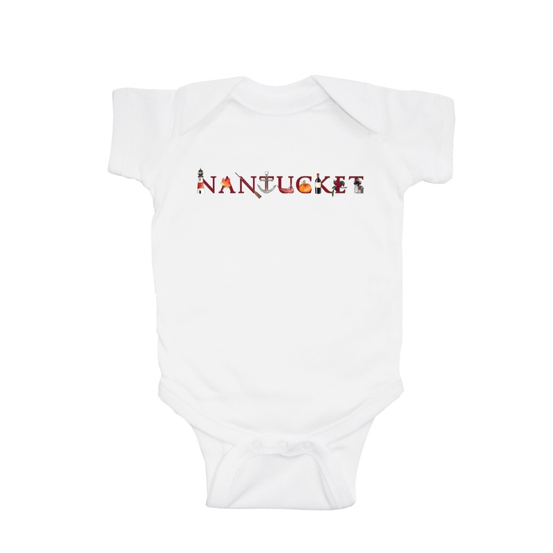nantucket thanksgiving baby snap up short sleeve