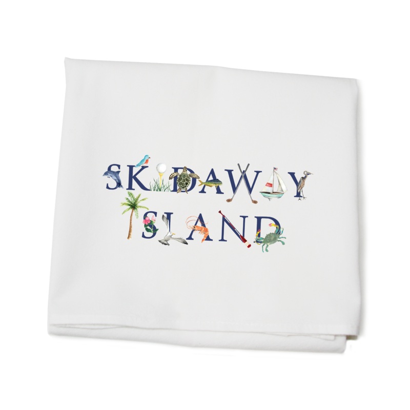 Skidaway Island flour sack towel