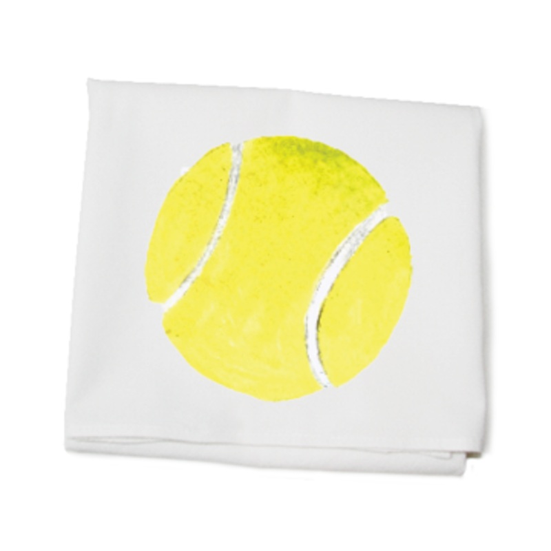 tennis ball flour sack towel