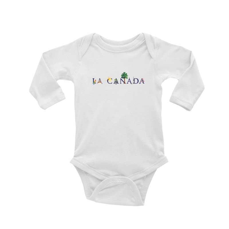 la canada baby snap up long sleeve