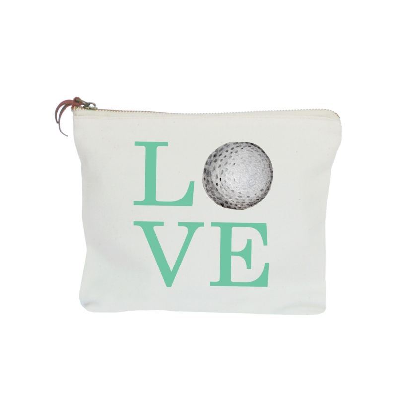 love golf zipper pouch