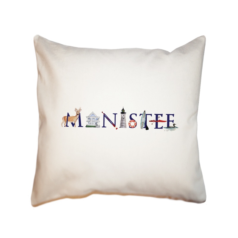 manistee square pillow