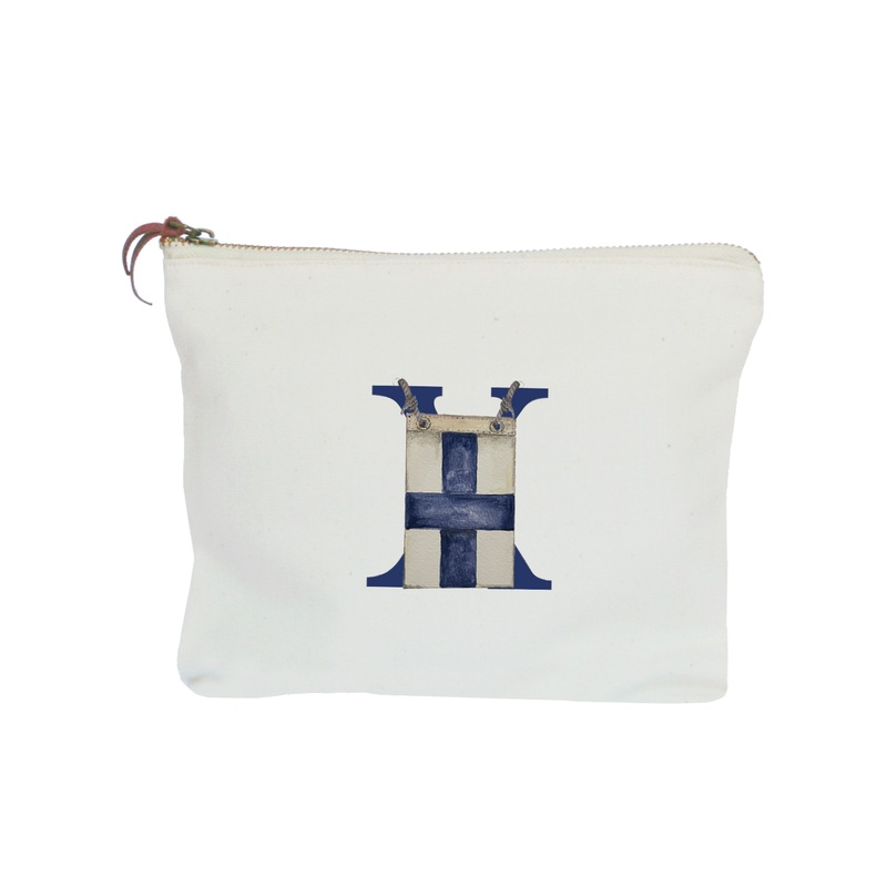 nautical alphabet – X zipper pouch