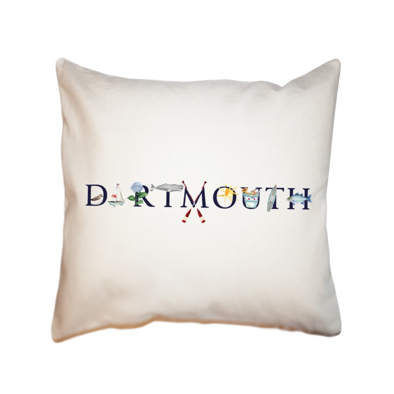 dartmouth square pillow