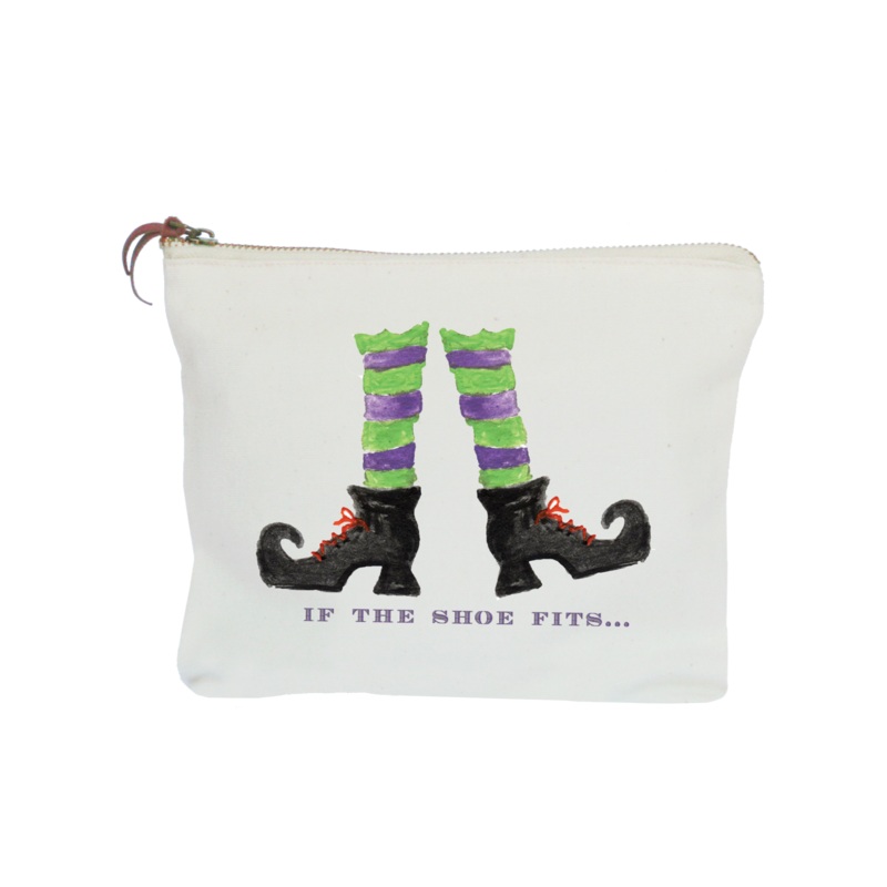 if the shoe fits zipper pouch