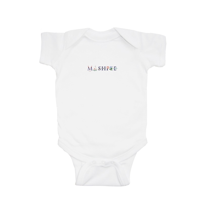 Mashpee baby snap up short sleeve