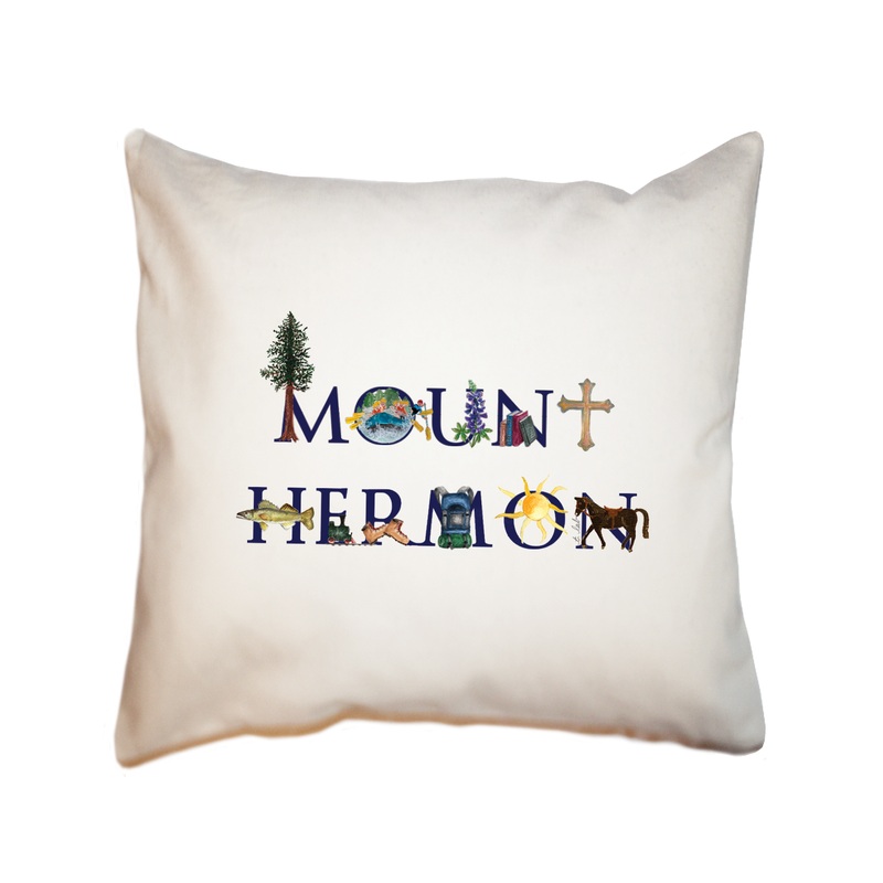 mount hermon square pillow