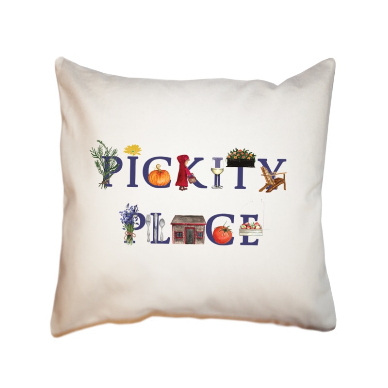 pickity place square pillow