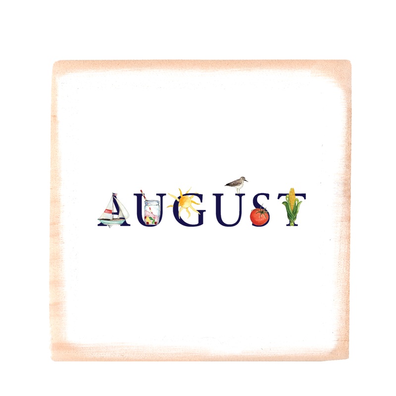 august wood block