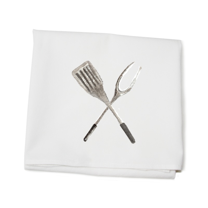 bbq tools flour sack towel