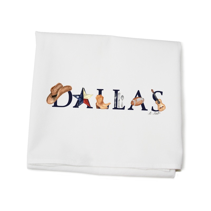 dallas flour sack towel