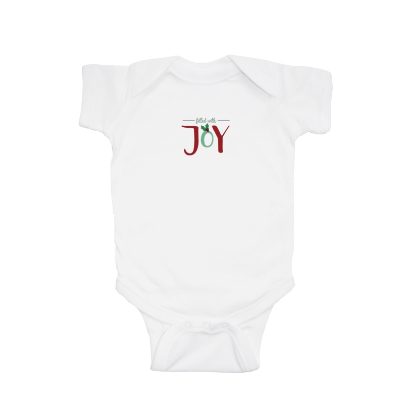 filled with joy baby snap up short sleeve